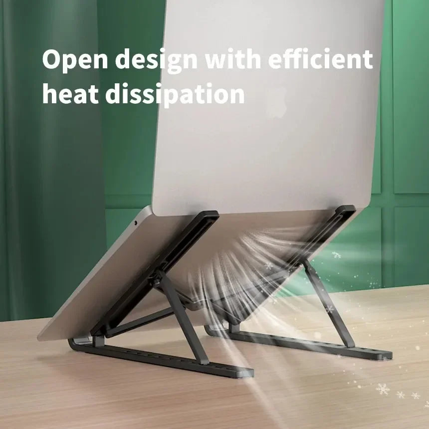 Foldable Adjustable Laptop Stand for MacBook iPad & Tablets 9–15"