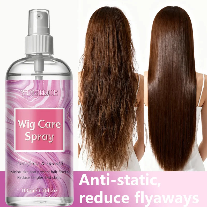 YUITIKUE Wig Care Spray – Anti-Frizz & Anti-Static 100ml