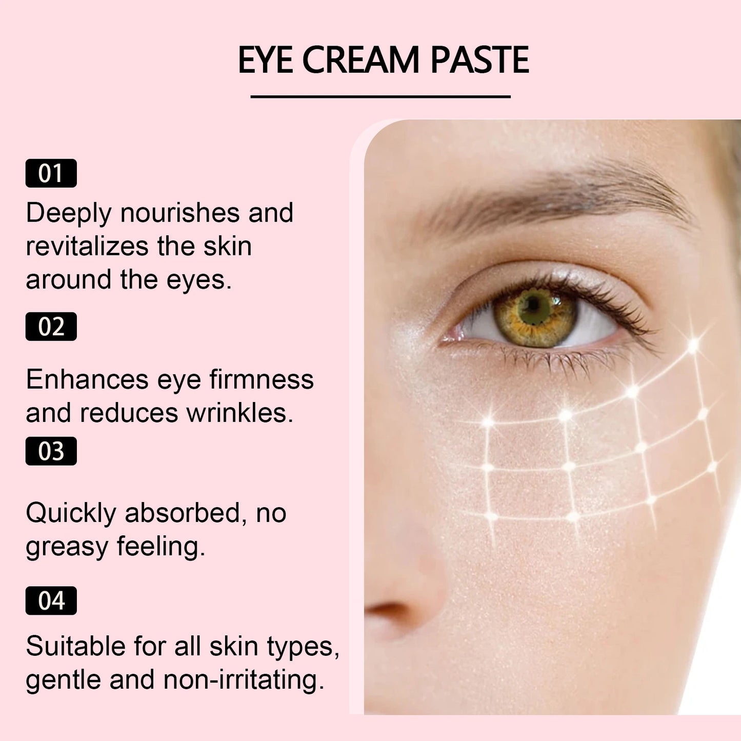 Firming Eye Cream – Anti-Wrinkle, Dark Circles & Hydration