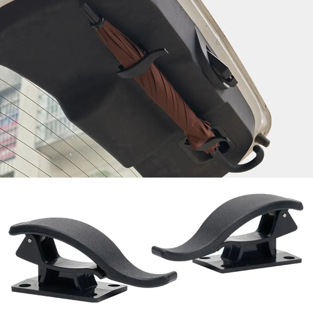 2-Pack Car Trunk Umbrella Holder & Seat Back Hook Organizer