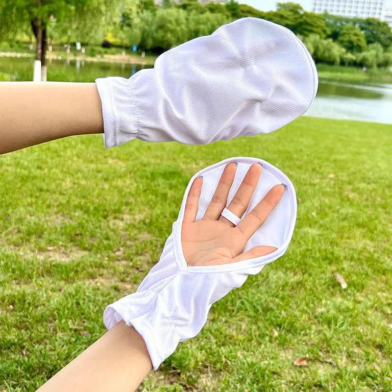 UV Sun Protection Gloves | Breathable Ice Silk, Anti-Slip Cycling