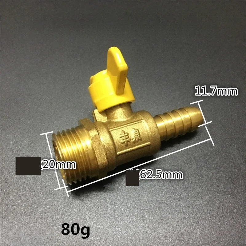 Brass Hose Barb Fitting 4–19mm x 1/2" BSP Female Thread Adapter