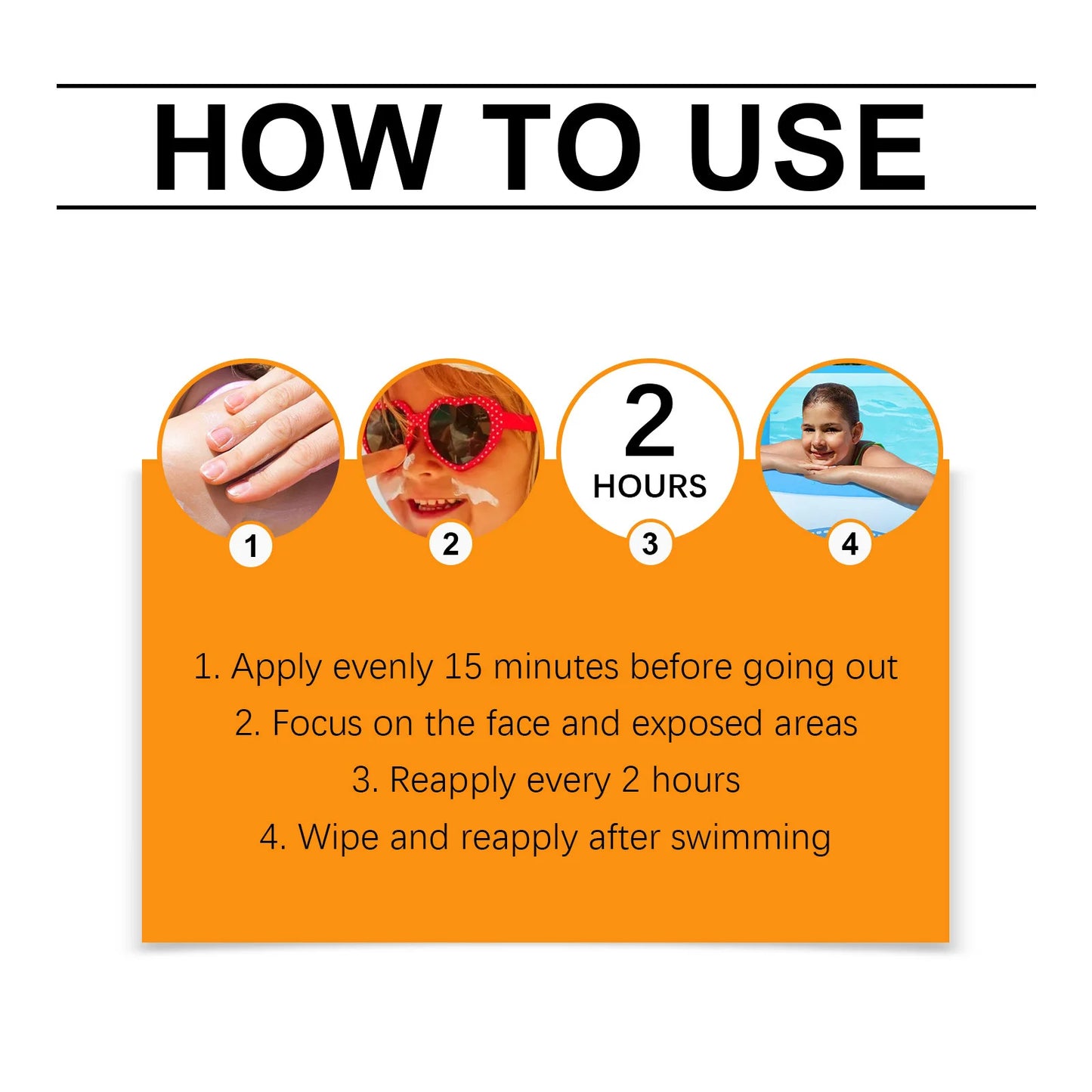 Wiieey SPF 50+ Kids Sunscreen Cream – Mild UVA/UVB Protection