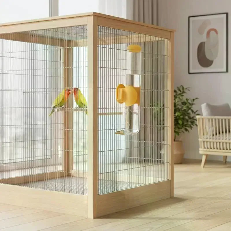 240ml Automatic Bird Water Feeder – Leak-Proof Parrot Dispenser