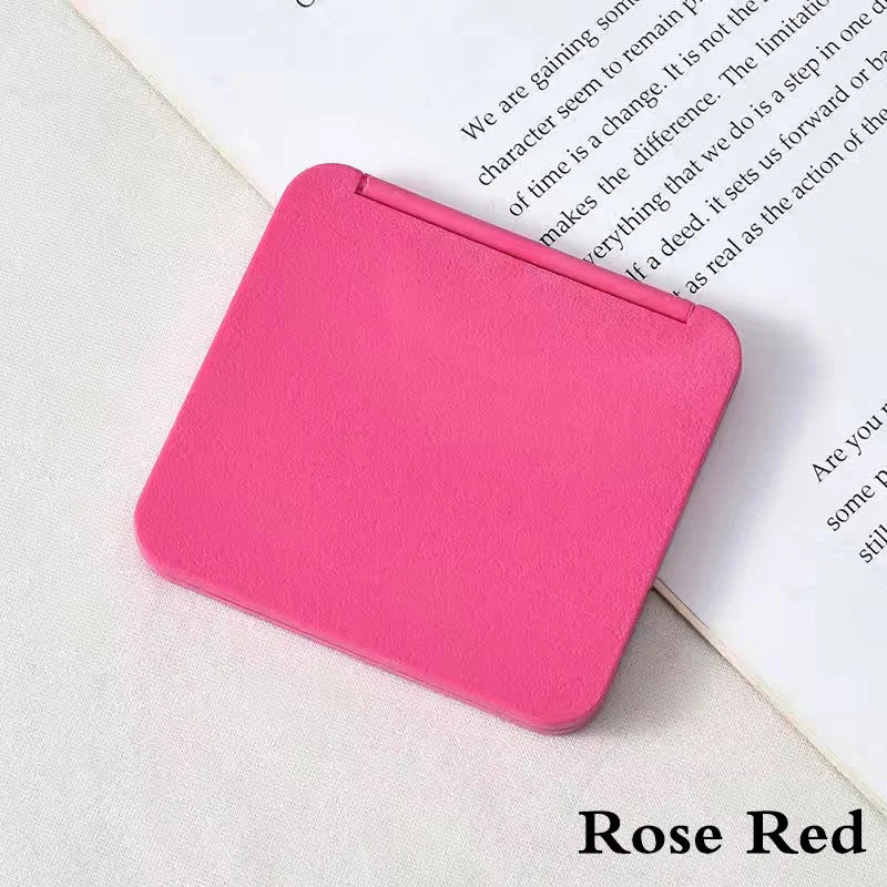Double-Sided Square Compact Pocket Makeup Mirror | Gift for Women