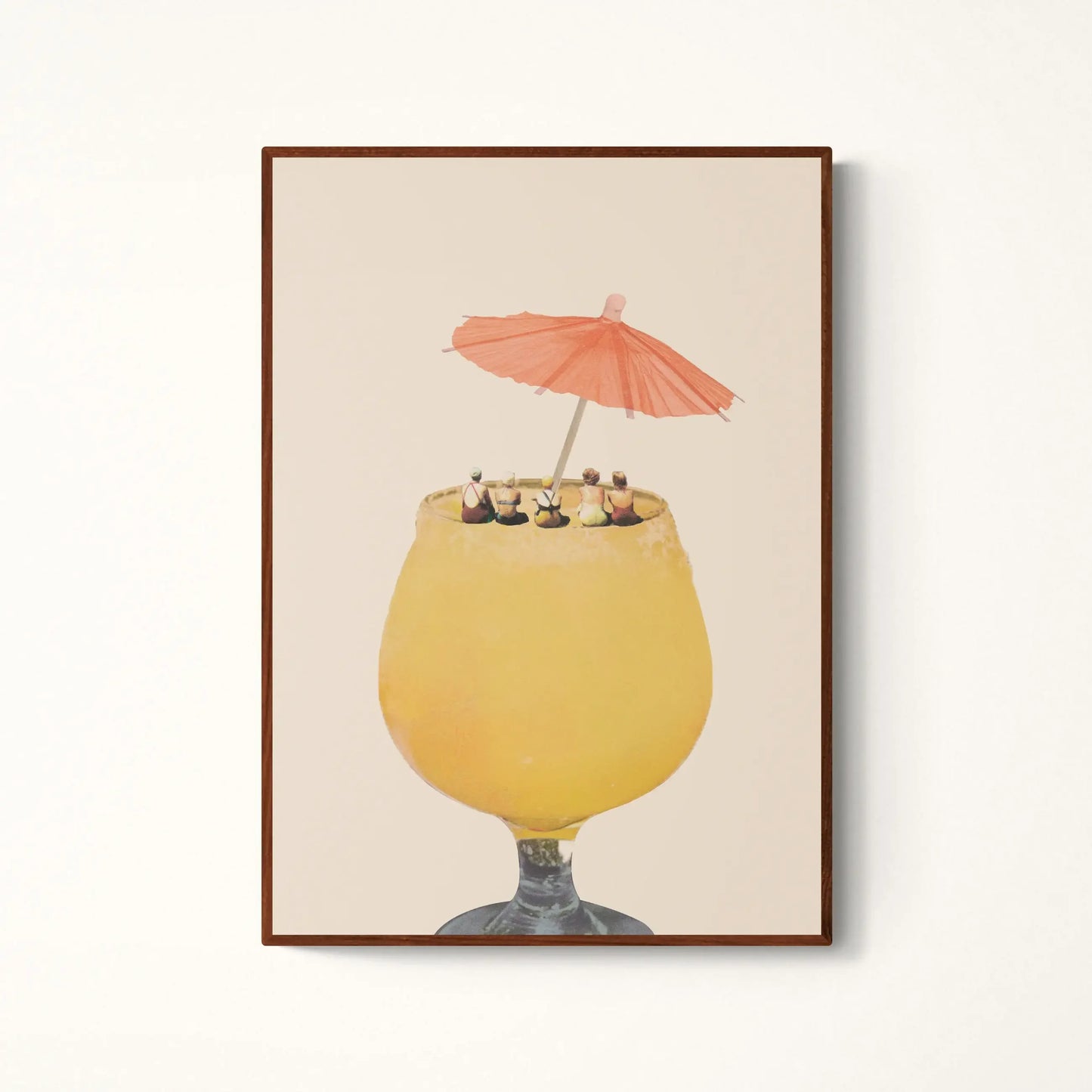 Abstract Modern People Philosophy Canvas Wall Art Print | Decor