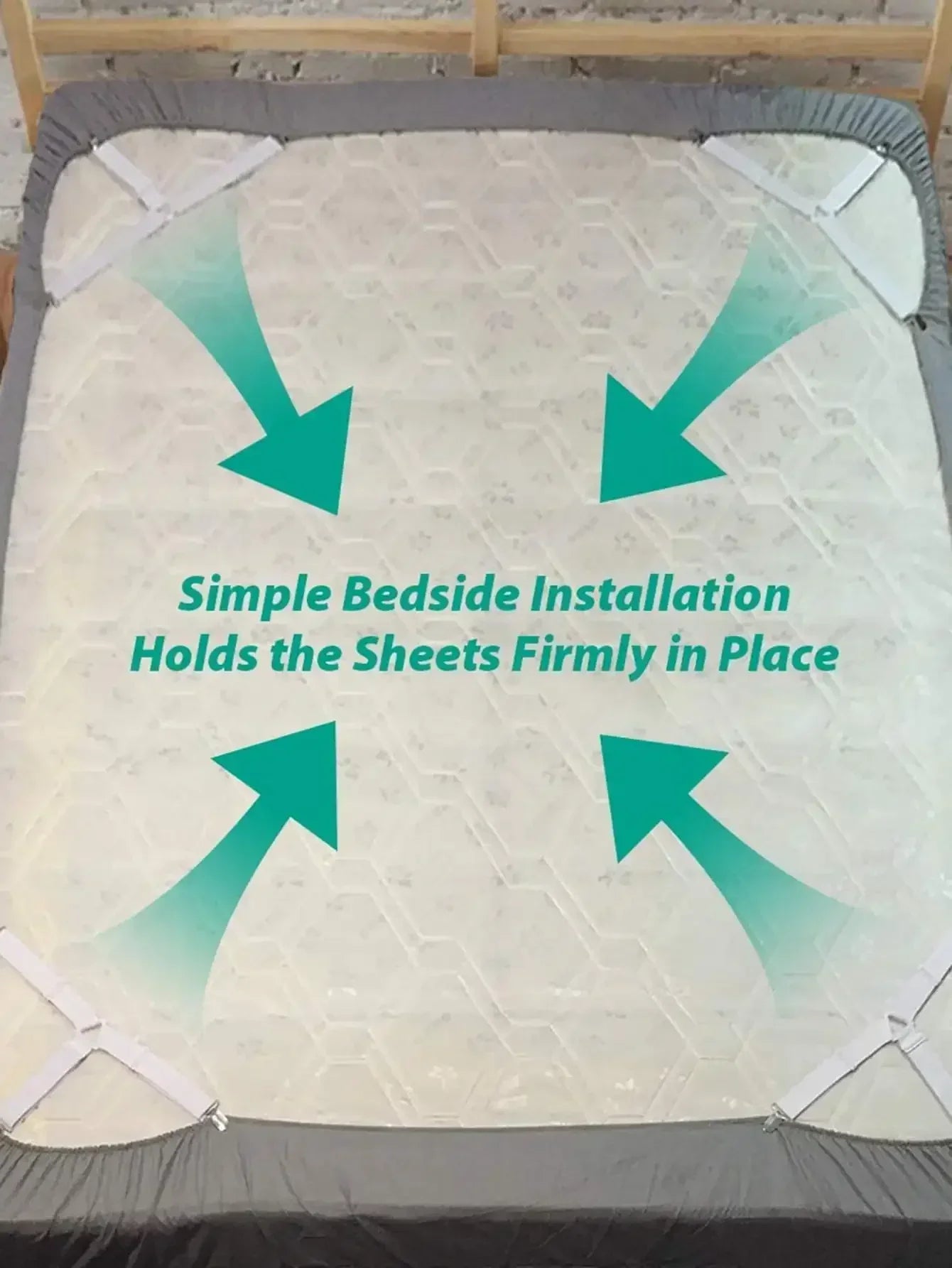 Adjustable Sheet Clips & Mattress Cover Fasteners | Clothespins