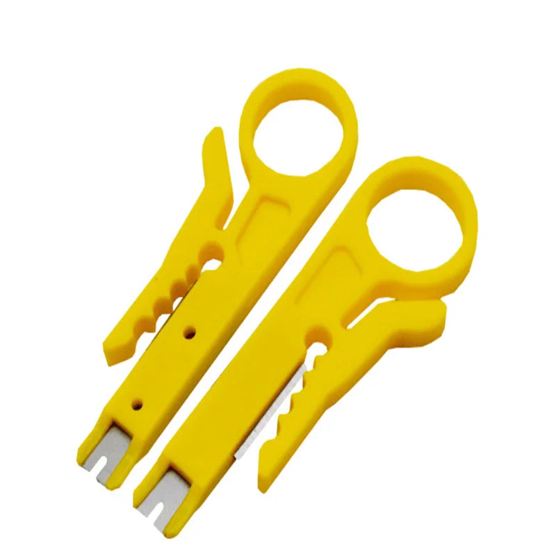 New Mini Portable Wire Stripper Cutter Impact Punch Down Tool Blade for Network Wire Cable Line Tool Wire Stripper Knife Peaceful Pleasures Health and Wellness