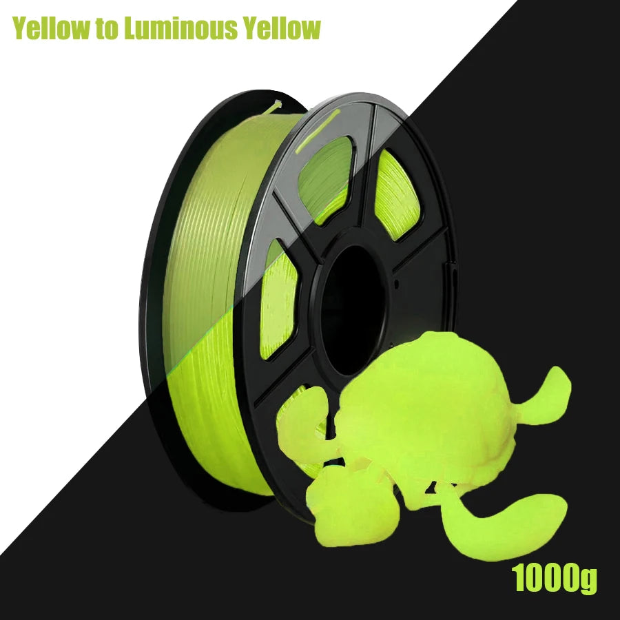Glow in the Dark PLA Filament 1.75mm 250g – ±0.03mm Accuracy