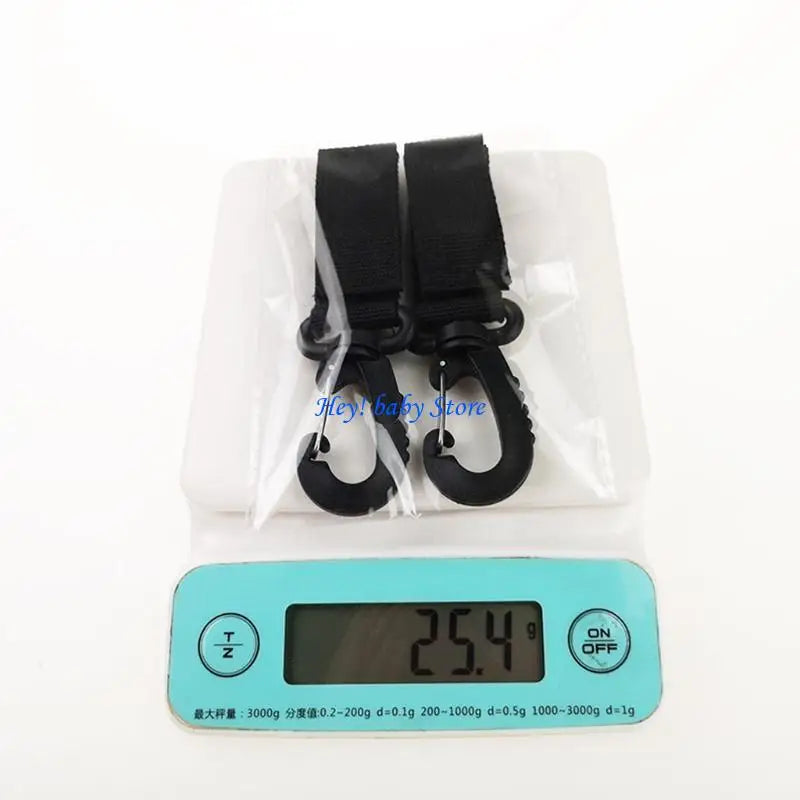 Adjustable Stroller Hooks – Multifunctional Bag Hanger Clip