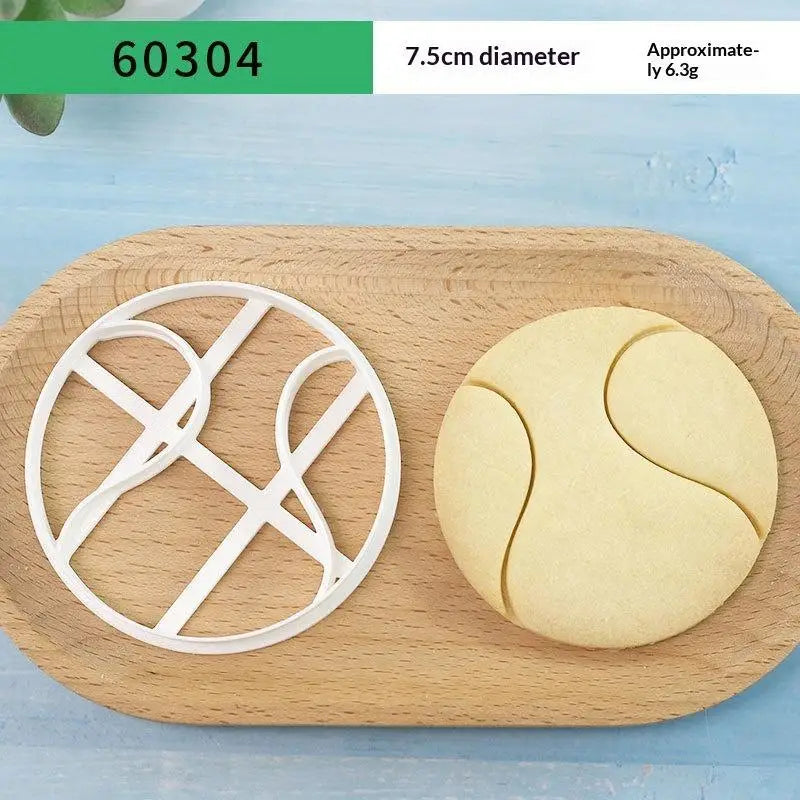 Sports Cookie Cutter Set – Football, Rugby & Basketball Shapes