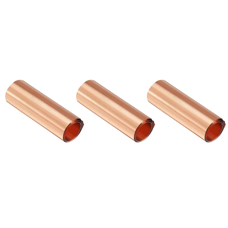 A36T-3X Copper Sheet Roll, Metal Foil Plate 1000Mm X 100Mm X 0.03Mm Peaceful Pleasures Health and Wellness