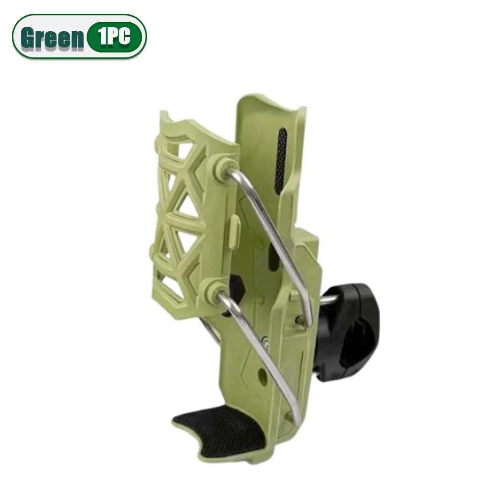 360° Handlebar Water Bottle Cage Mount | Bike & Motorcycle