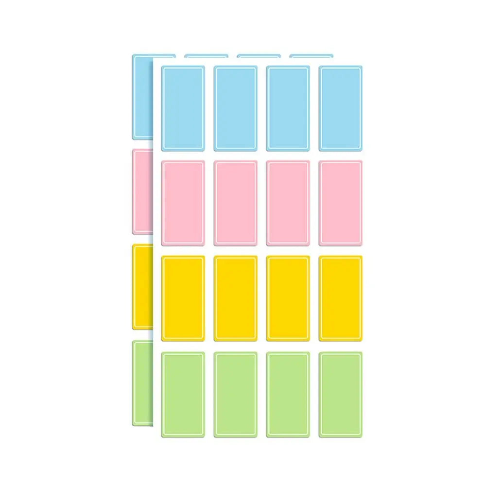 Subject Classification Name Tag Sticker Table Desk Stickers Decoration Sticker Name Labels Self-Adhesive Marking Nameplates Peaceful Pleasures Health and Wellness B-10Sheet-160pcs-