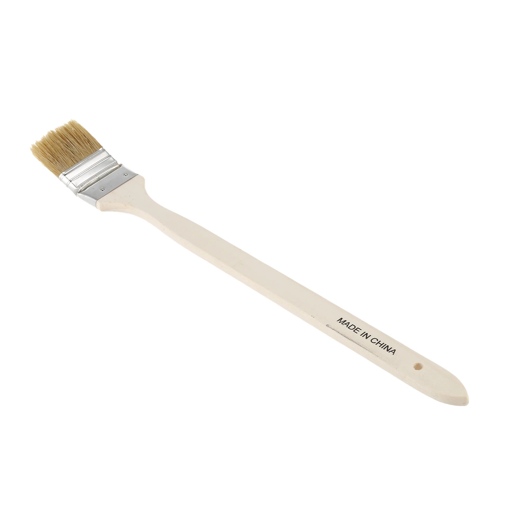 A36T-2Pcs 2 Inch Wide Wooden Handle Metal Ferrule Faux Bristle Head Radiator Brush Peaceful Pleasures Health and Wellness