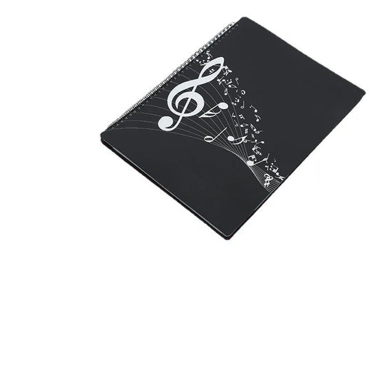 Flexible 40 Pages Piano Music Score Folder Smooth Expanded A4 Sheet Peaceful Pleasures Health and Wellness