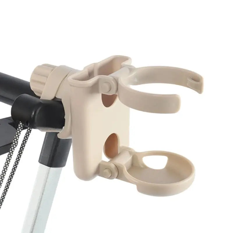 Foldable Stroller Cup Holder with Silicone Grip & Phone Mount
