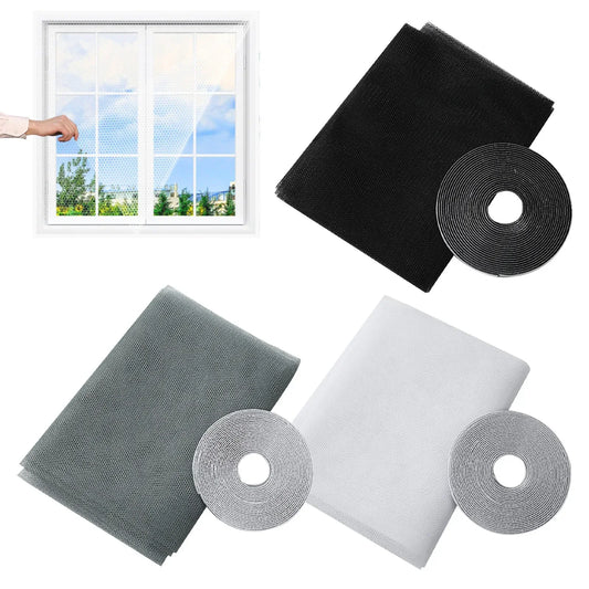 Magnetic Mosquito Net Window Screen | Hook & Loop Insect Mesh Window Insect Screen Peaceful Pleasures Health and Wellness