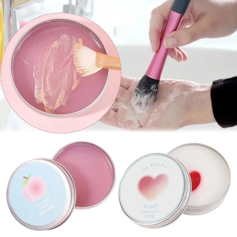 Makeup Brush Cleaner Soap & Silicone Mat – All Brush Types