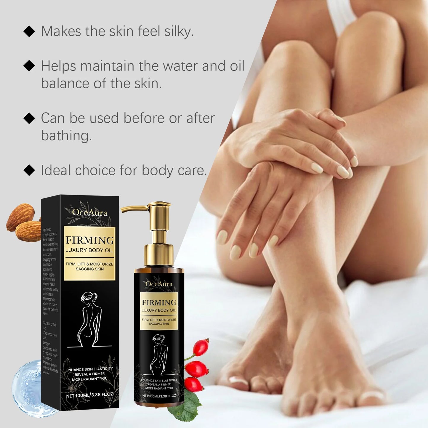 OceAura Anti-Cellulite Tightening Body Oil – Firming 100ml