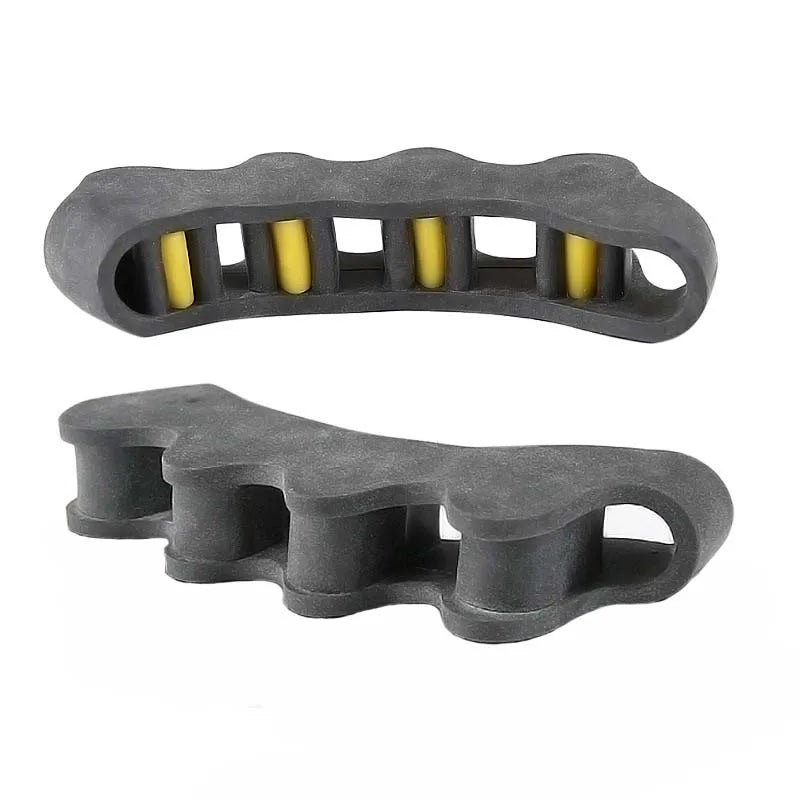 One Pair Toe Separator Silicone Separation Five Holes Separation Clip Foot Finger Guard Valgus Toe Overlapping Toe Separator Peaceful Pleasures Health and Wellness
