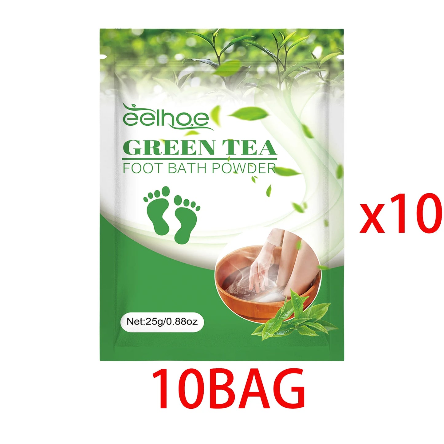Green Tea Sea Salt Foot Soak – Exfoliate & Soften Feet