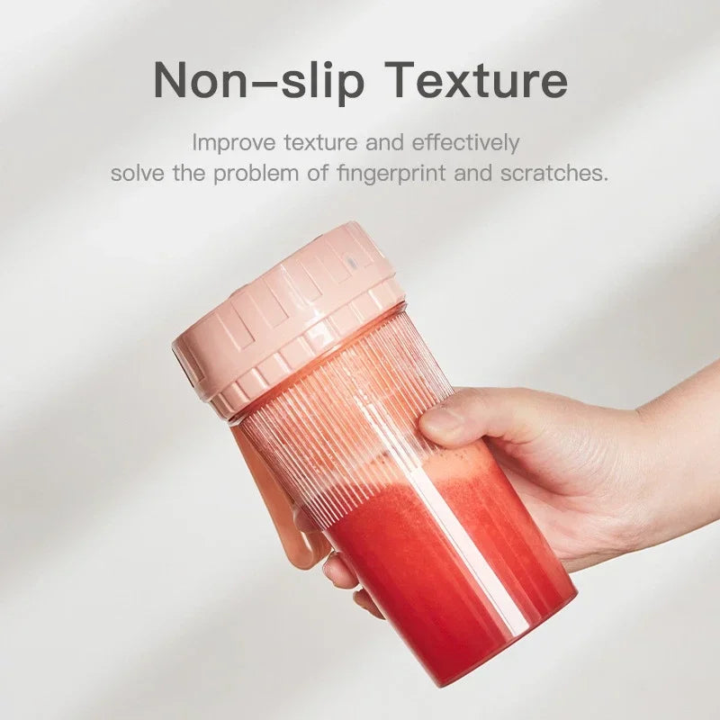 Household Mini Juicer Fruit Milkshake Blender Wireless Juicer Portable Electric Multi-function Powerful Speed Regulation Peaceful Pleasures Health and Wellness