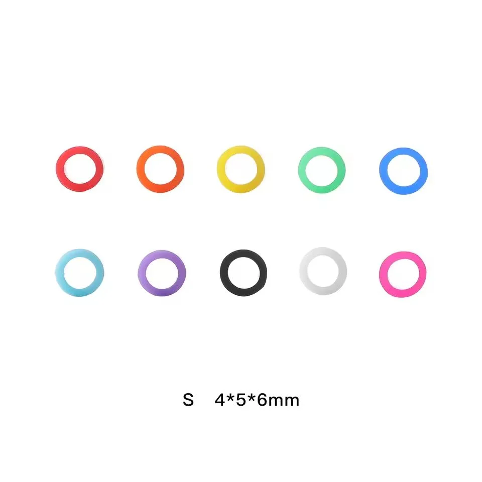 100pcs Autoclavable Dental Silicone Color Code Rings | Orthodontic