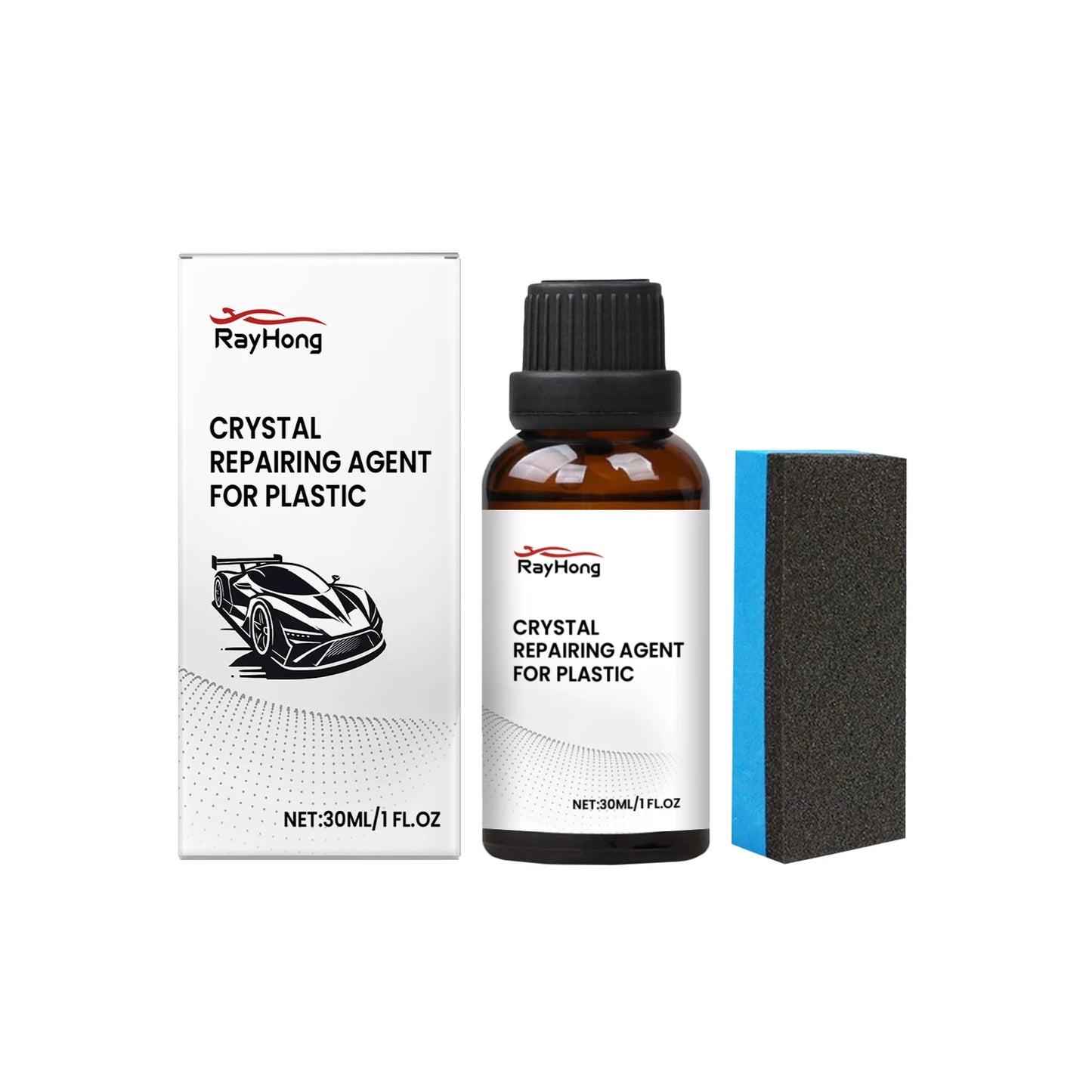 RayHong Automotive Plastic Coating Agent Set – Gloss & UV Care