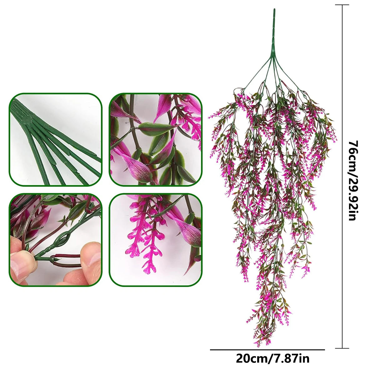 Artificial Eucalyptus Camellia Vine – Wedding & Home Decor