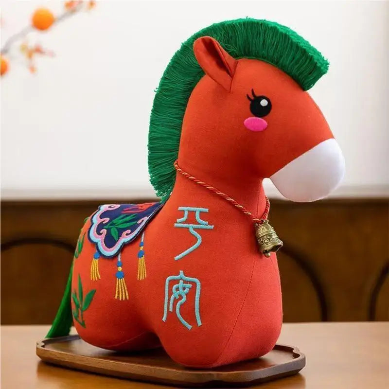 Soft Plush Horse Chinese Zodiac Stuffed Toy – Home & Office Decor