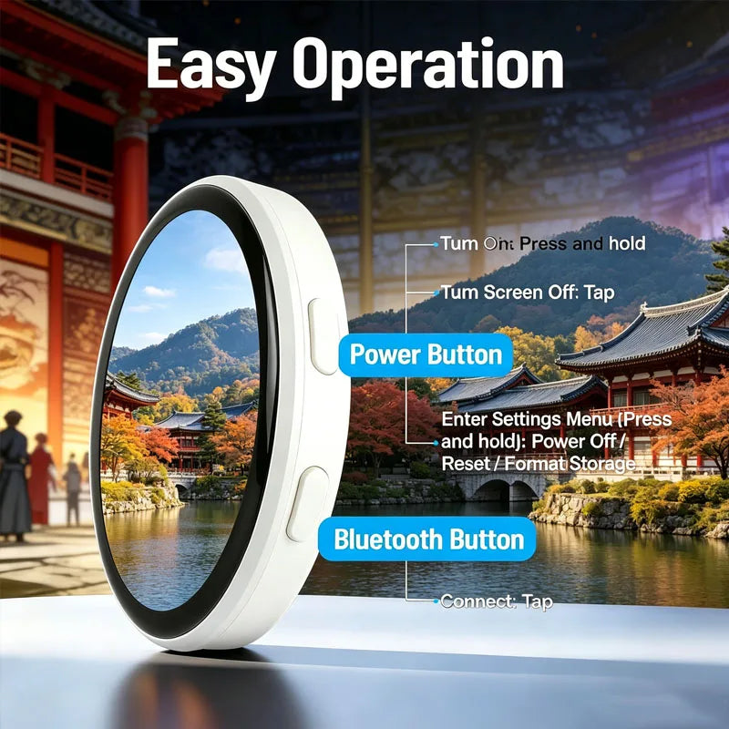HD Touch Screen Smart Digital Badge – GIF & Video Display