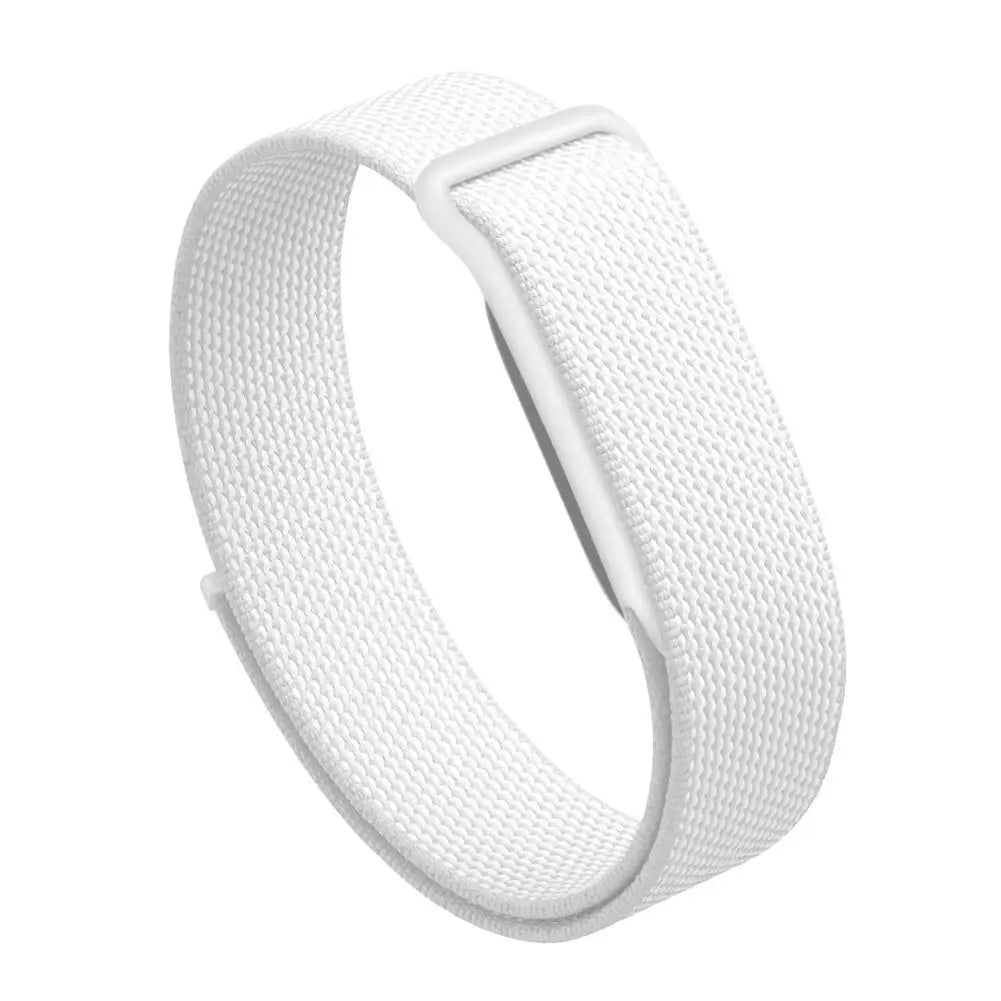 Adjustable Intelligent Fitness Monitor Velcro Strap Brand Smart Watch Strap For Google Fitbit Air Sports Train Bracelet Tracker Peaceful Pleasures Health and Wellness 4 White