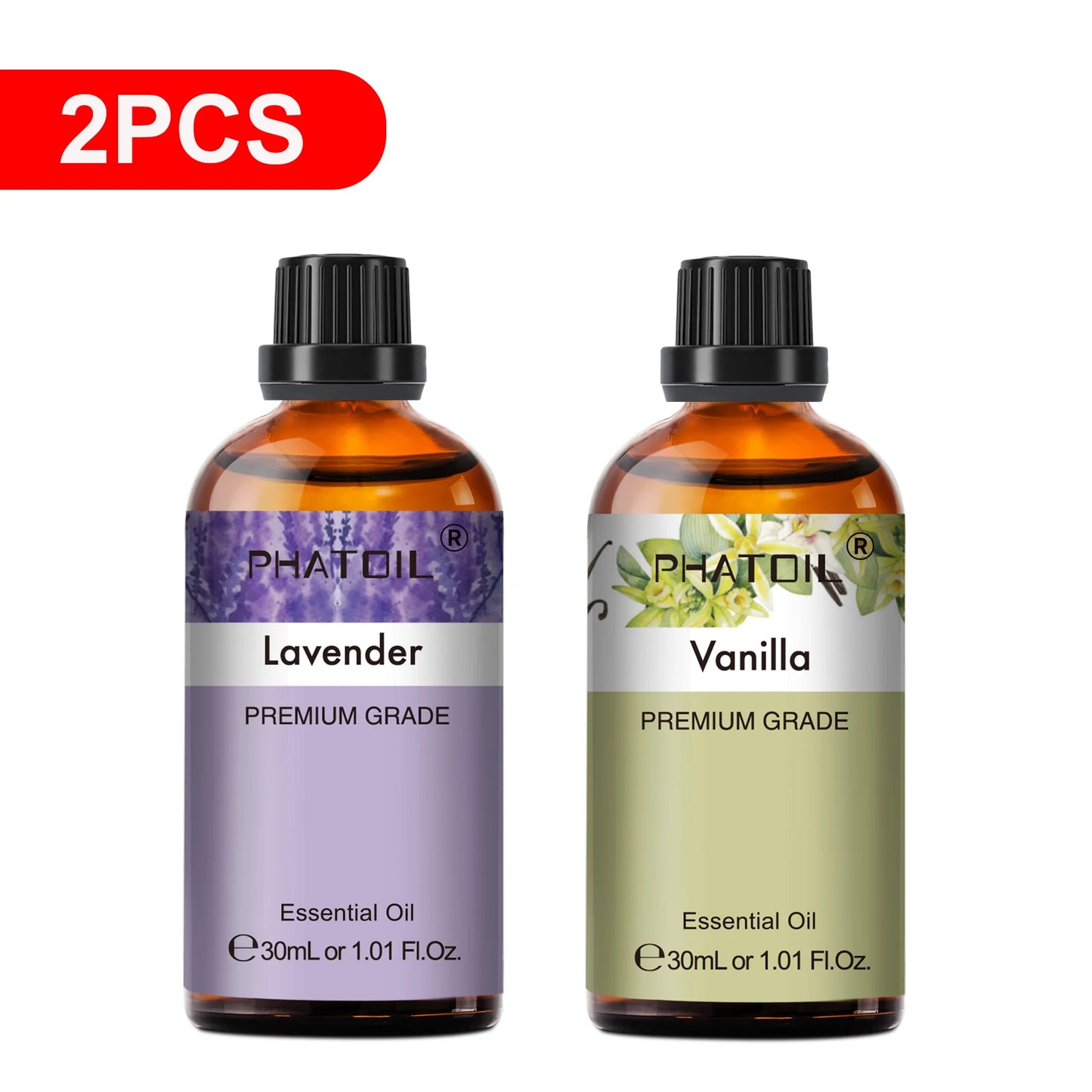 30ml Aromatherapy Essential Oil – Lavender, Lemon, Eucalyptus & More for Diffuser, Candle Making & DIY