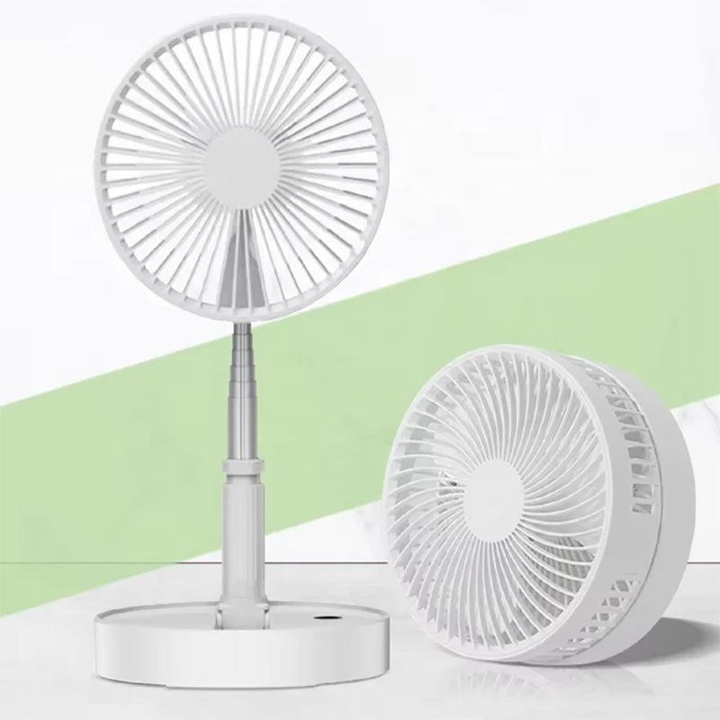 Best Seller Mini Foldable Bladeless Rechargeable Air Cooling Fan with Adjustable Height for Home Office Outdoor Hotel Use Peaceful Pleasures Health and Wellness