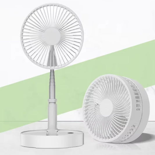 Best Seller Mini Foldable Bladeless Rechargeable Air Cooling Fan with Adjustable Height for Home Office Outdoor Hotel Use Peaceful Pleasures Health and Wellness