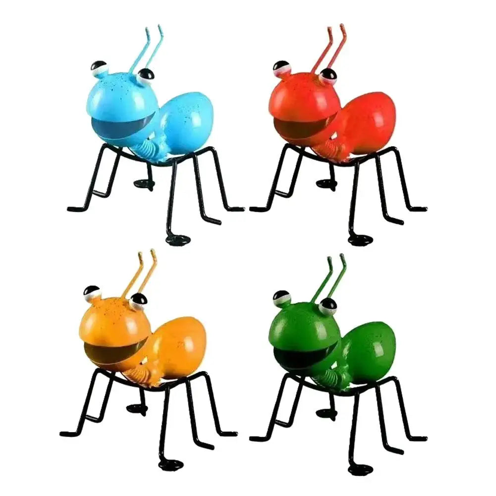Cute Ant Statue Garden Decor Figure Stand Ant for Outdoor Yard Lawn Decoration Iron Ant Sculpture Home Desktop Decoration Peaceful Pleasures Health and Wellness