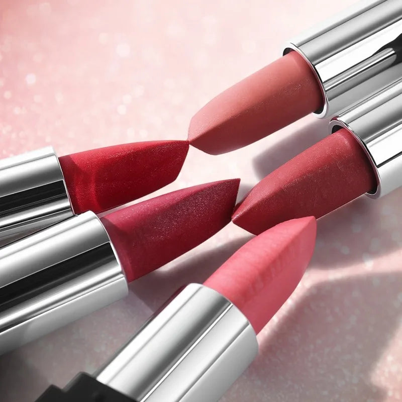 Metallic Lipstick – Frosted Bronze Gold Shimmer, Waterproof