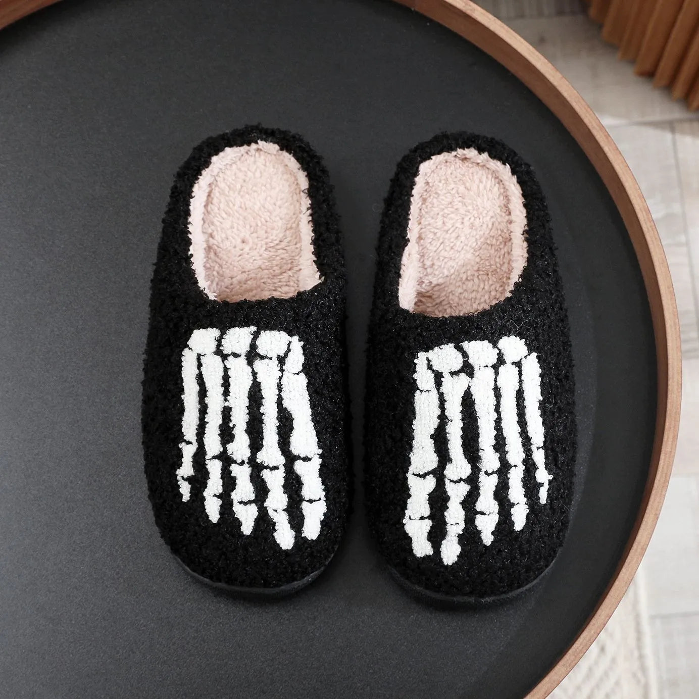 Men's Fluffy Plush Indoor Slippers | Warm Fuzzy Fur House Shoes