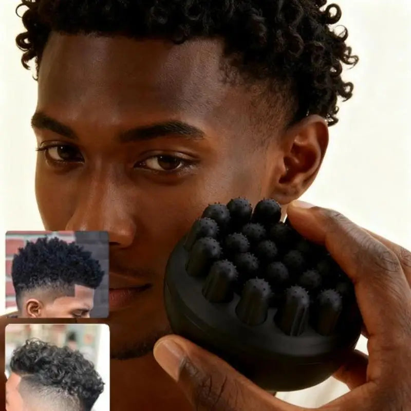 Afro Curl Sponge | Coil Wave Dreadlock Fork Comb & Edge Brush