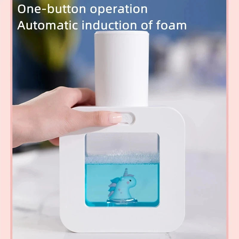 New Automatic Soap Dispenser Cute Pet Contact Free Hand Sanitizer USB Charging 400ml Liquid Dispensers Wash Handtizer Personal Peaceful Pleasures Health and Wellness
