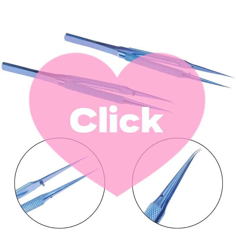 Titanium Alloy Precision Tweezers – 0.15mm Edge Anti-Magnetic