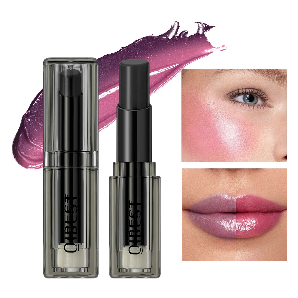 QIBEST Magic Color Changing Lip Stick Moisturizing Long Lasting PH Change Shift Colors Lip Balm Nourish Lip Stain Tint Makeup Peaceful Pleasures Health and Wellness 02