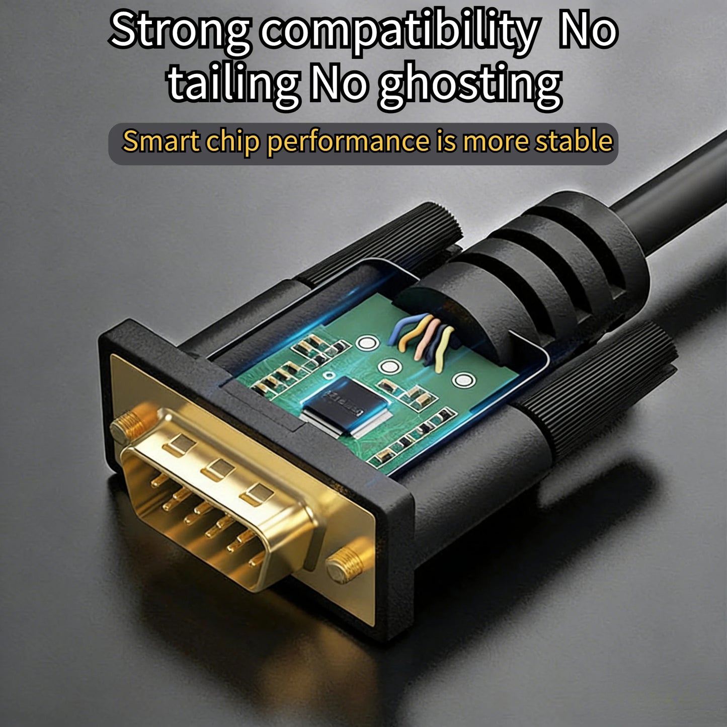 1080P HDMI Male to VGA Male Converter HDMI Input To VGA Output Cable for PC Laptop Monitor Projector PS4 PS5 Xbox Switch TV Box Peaceful Pleasures Health and Wellness