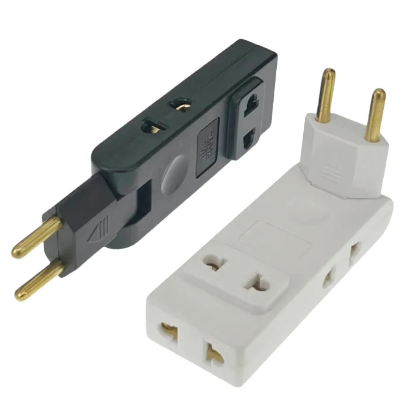180 Degree Plug Adapter Travel Aadapter 4 In 1 Wall Outlet Extension EU Electrical Socket Portable Power Converter Peaceful Pleasures Health and Wellness