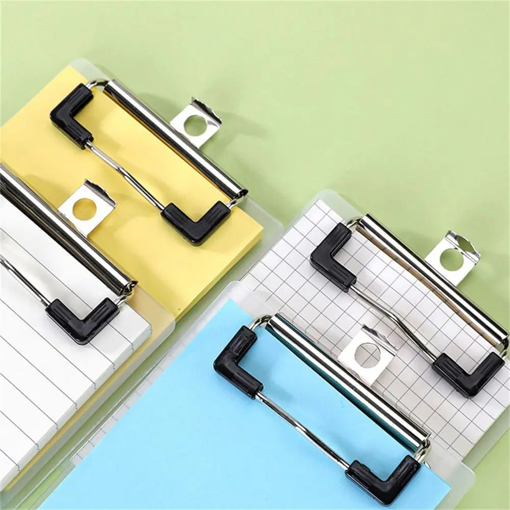 Notebooks 50sheets Clipboard Notepads Writing Pad Paper Holder Clip Folder Board Thickened Panel Mini Memo Pad Stationery Peaceful Pleasures Health and Wellness
