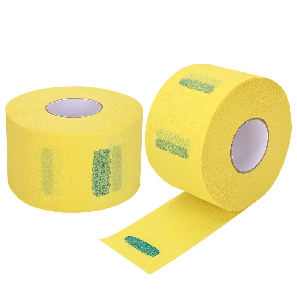 Disposable Hair Neck Strip Paper, Stretchable Strong Adhesion Neck Wrap Paper for Haircut for Salon Barber Hairdressing Peaceful Pleasures Health and Wellness