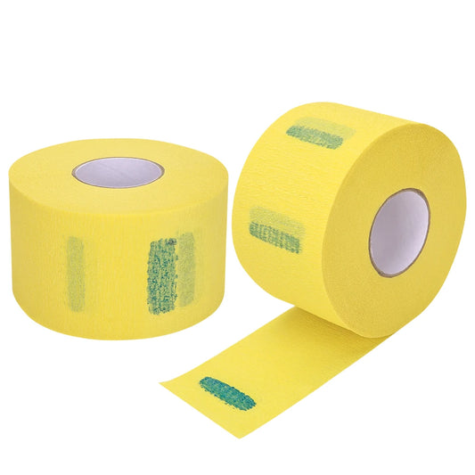 Disposable Hair Neck Strip Paper, Stretchable Strong Adhesion Neck Wrap Paper for Haircut for Salon Barber Hairdressing Peaceful Pleasures Health and Wellness