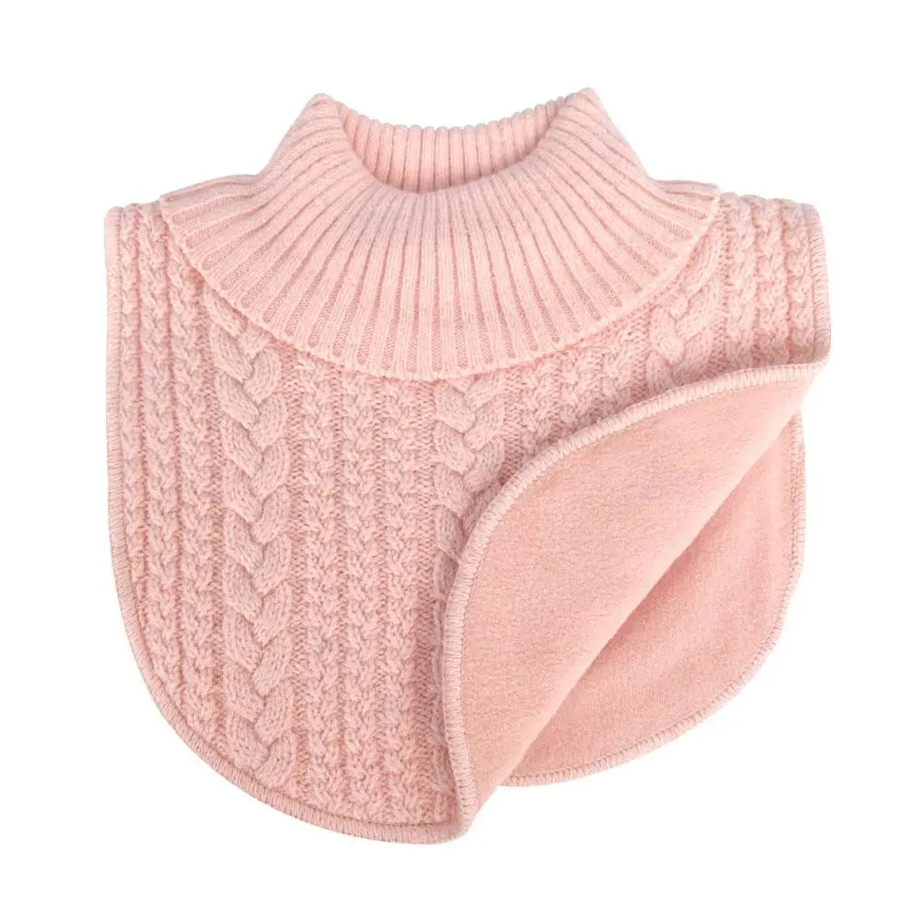 Kids Detachable Knit Neck Warmer | Winter Fake Collar Scarf Kids Neck Warmer Peaceful Pleasures Health and Wellness C