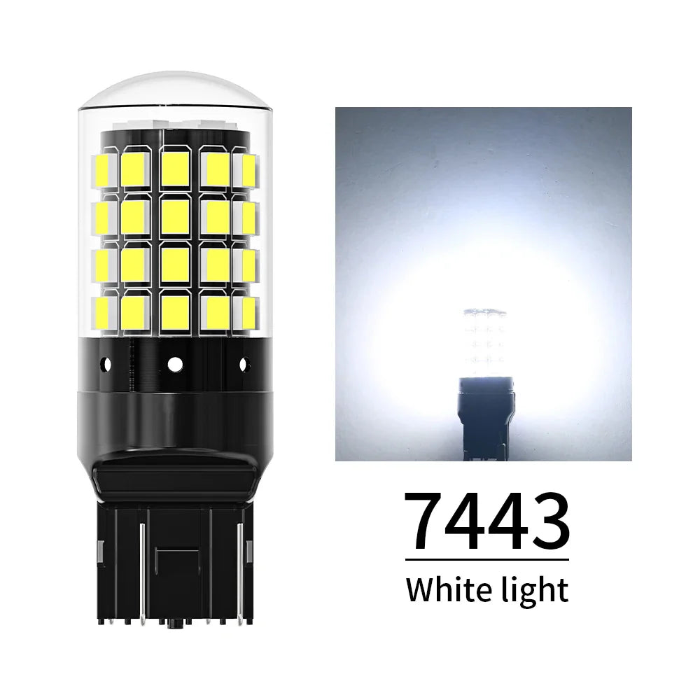 ASLENT 2-Pack 54-SMD LED Bulbs | Turn Signal Brake Reverse 12V